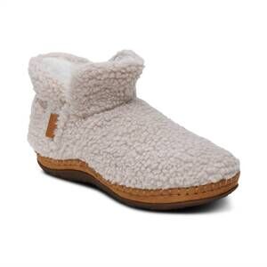 NEW AETREX women's malina arch support slipper in tan